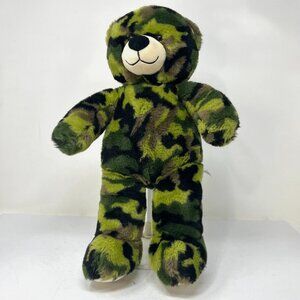 Retired Green Army Military Camo 2010 Build a Bear BABW Camouflage
